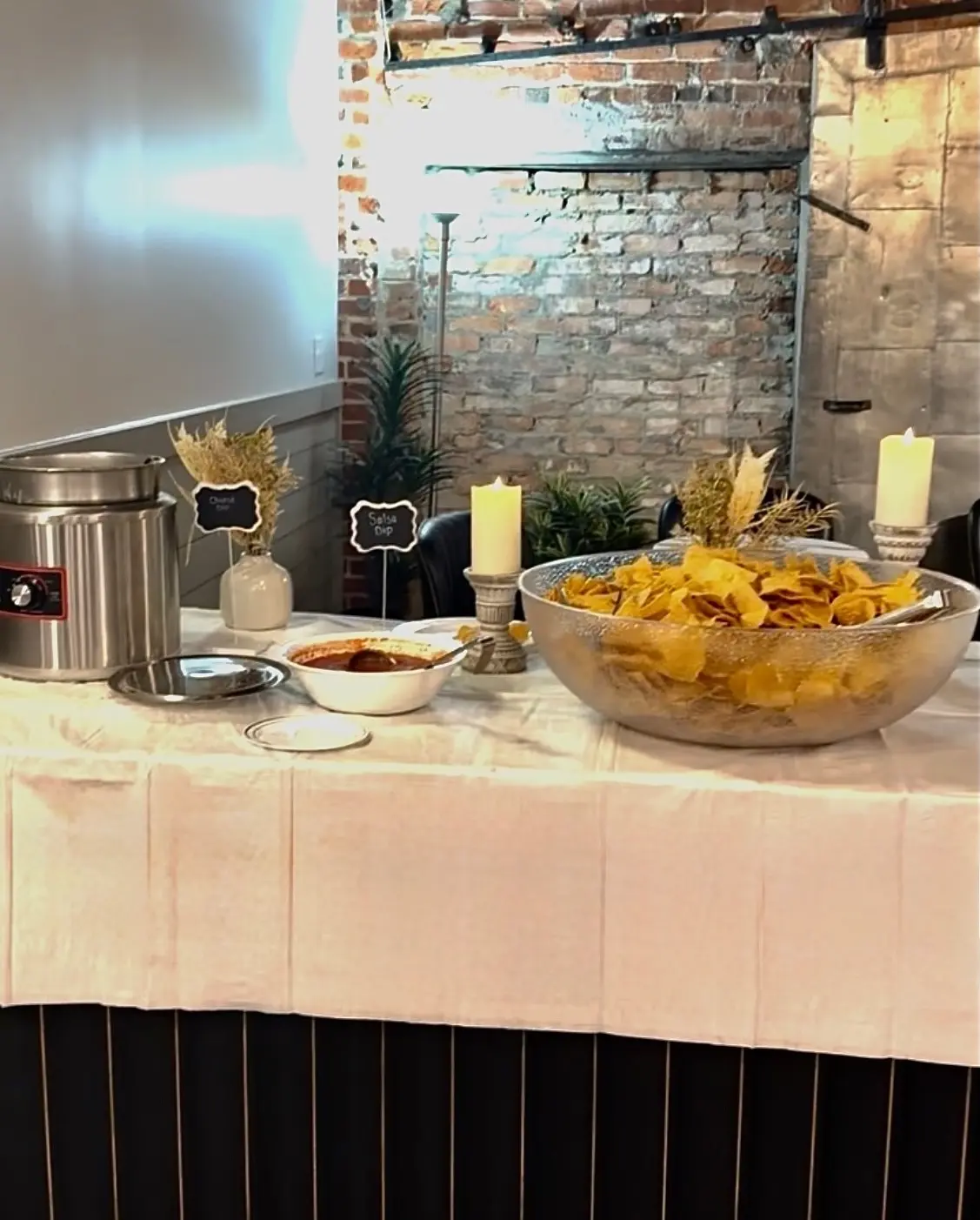 Graduation celebration catering with family-style Mexican dishes